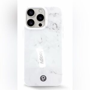 Loopy Case White Marble Phone Cover- iPhone 14 Pro